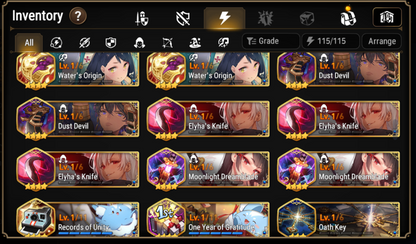 [GLOBAL] Epic 7 Seven Luna Seaside Bellona Summertime Iseria + ML Mystics Pulls Aged Starter Account-Mobile Games Starter