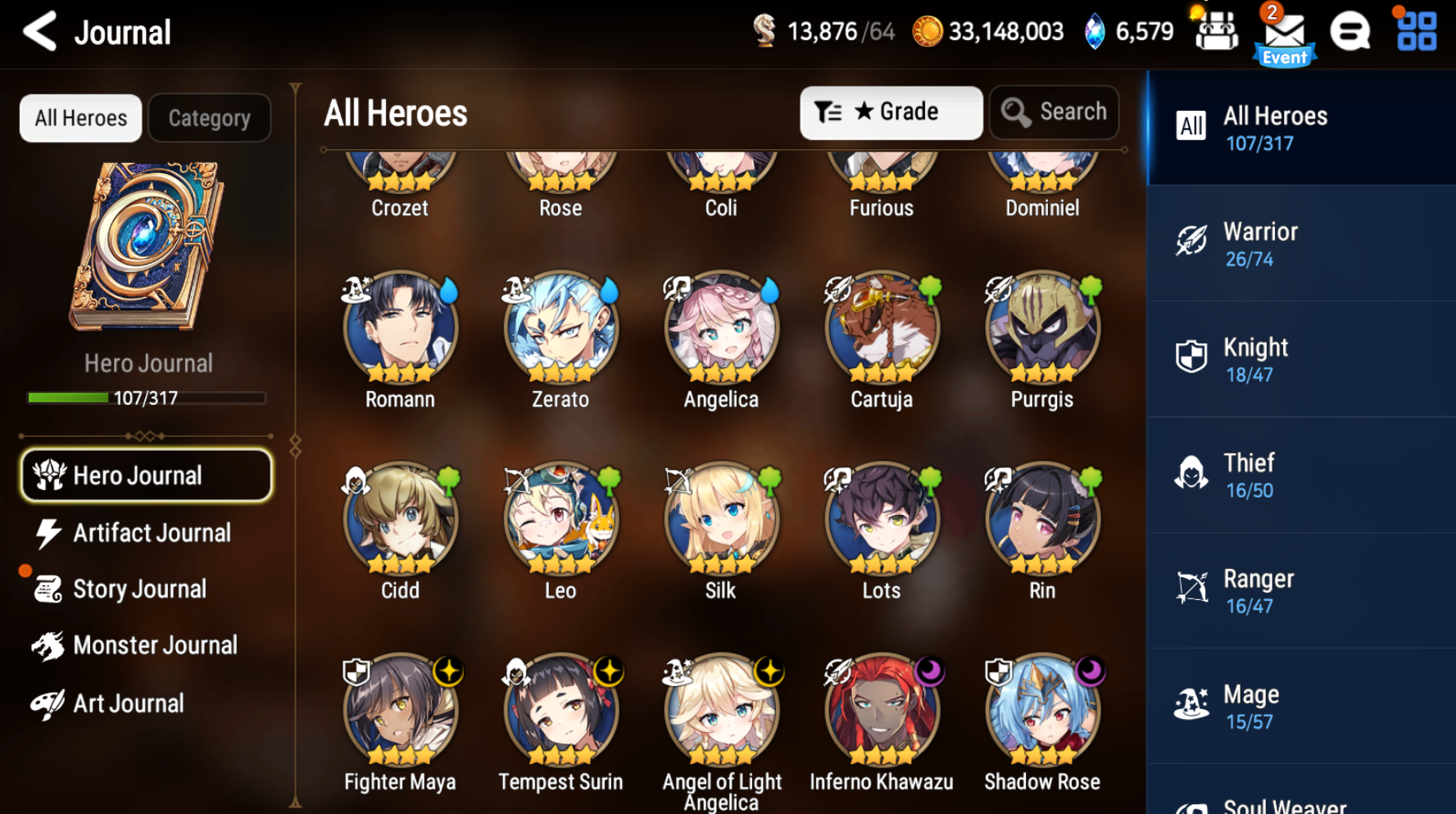 [Global] Epic 7 Seven Maid Chloe Commander Pavel Angel of Light Angelica + Name Starter Account-Mobile Games Starter