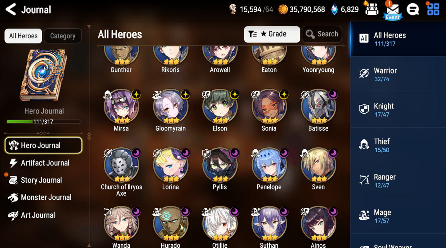 [Global] Epic 7 Seven Martial Artist Ken Jack Rem Amid + Name Starter Account-Mobile Games Starter