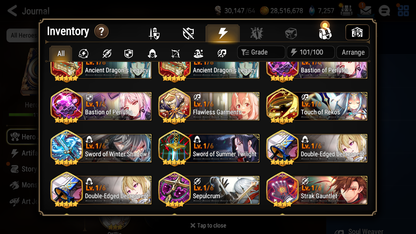 [Global] Epic 7 Seven Navy Captain Landy + ~30 ML summon + Name Starter Account-Mobile Games Starter