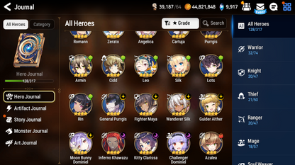 [GLOBAL] Epic 7 Seven Navy Captain Landy Astromancer Elena + 43 ML pulls +Name Starter Account-Mobile Games Starter