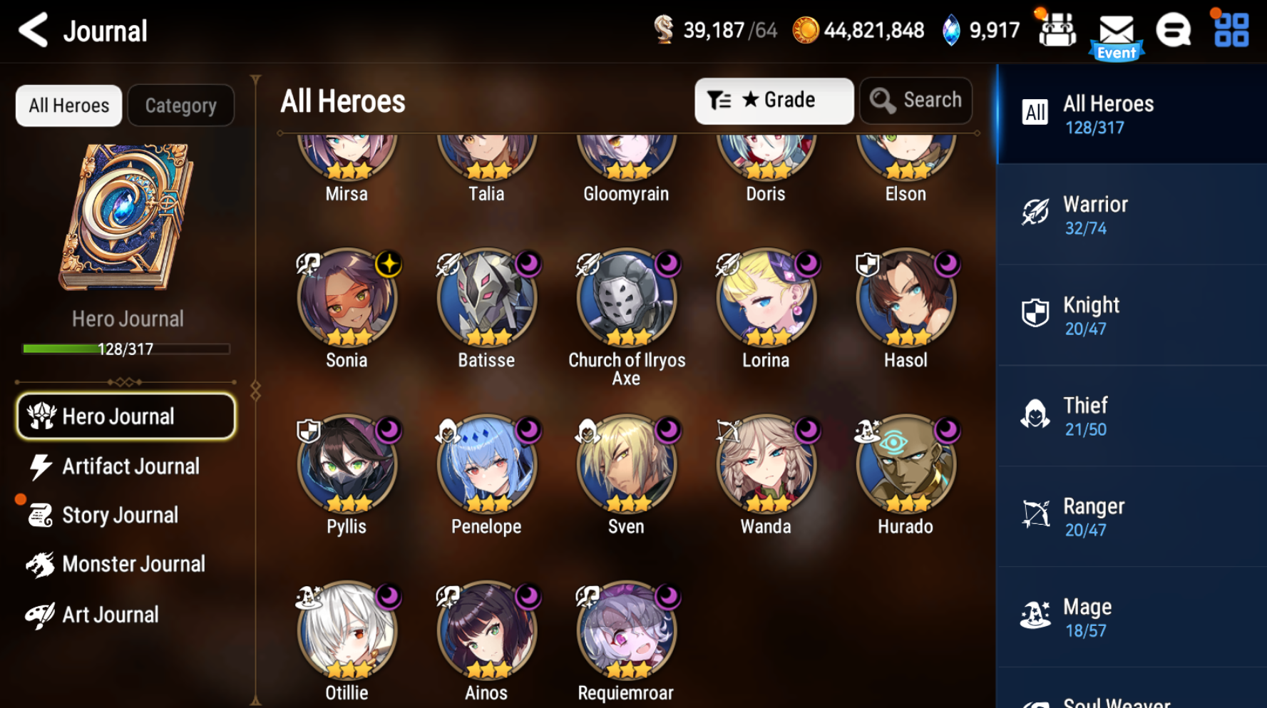 [GLOBAL] Epic 7 Seven Navy Captain Landy Astromancer Elena + 43 ML pulls +Name Starter Account-Mobile Games Starter