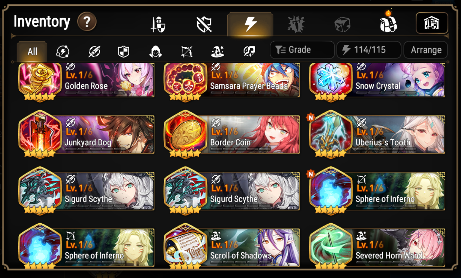 [GLOBAL] Epic 7 Seven Navy Captain Landy Astromancer Elena + 43 ML pulls +Name Starter Account-Mobile Games Starter