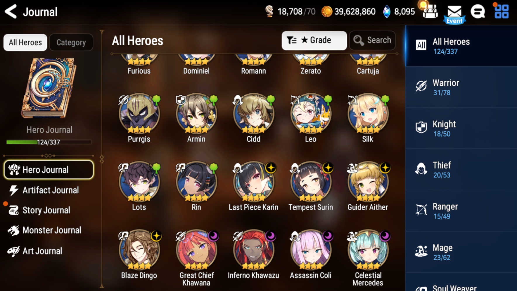 [GLOBAL] Epic 7 Seven Navy Captain Landy Belian + ML pulls + Name Starter Account-Mobile Games Starter