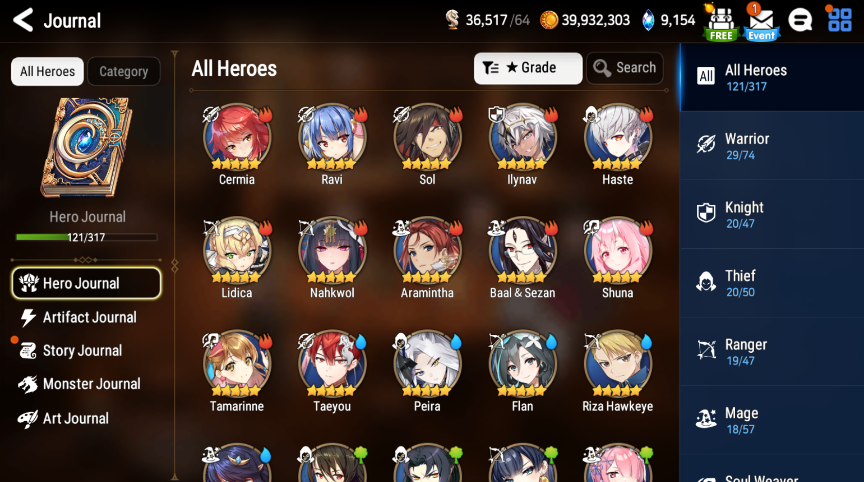 [GLOBAL] Epic 7 Seven Navy Captain Landy Faithless Lidica + 40 ML pulls +Name Starter Account-Mobile Games Starter