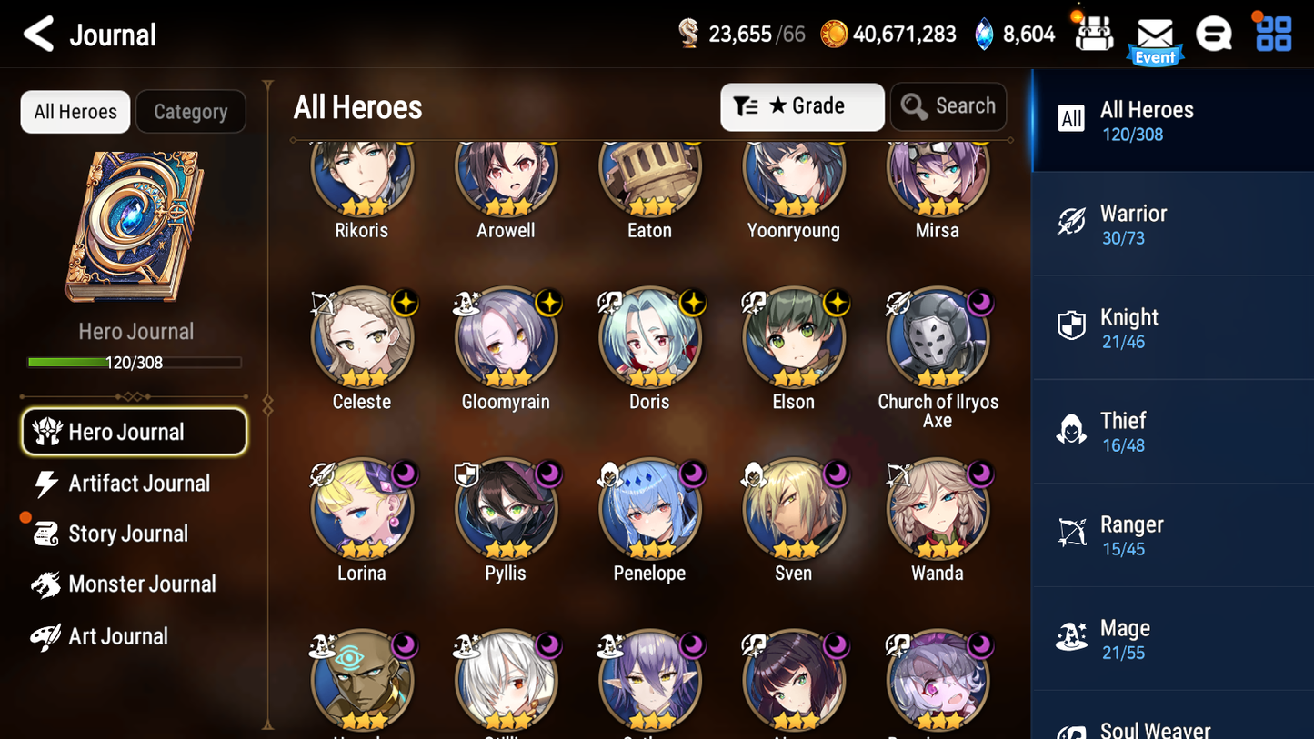 [Global] Epic 7 Seven Navy Captain Landy Solitaria of the Snow + ~38 ML summon + Name Starter Account-Mobile Games Starter