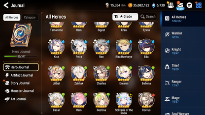 [Global] Epic 7 Seven Rem Jack Solitaria of Snow + Name Starter Account-Mobile Games Starter