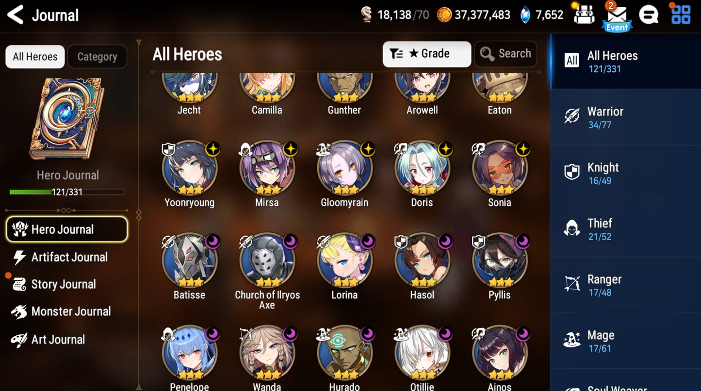 [Global] Epic 7 Seven Remnant Violet Jack Rem Festive Eda + Name Starter Account-Mobile Games Starter