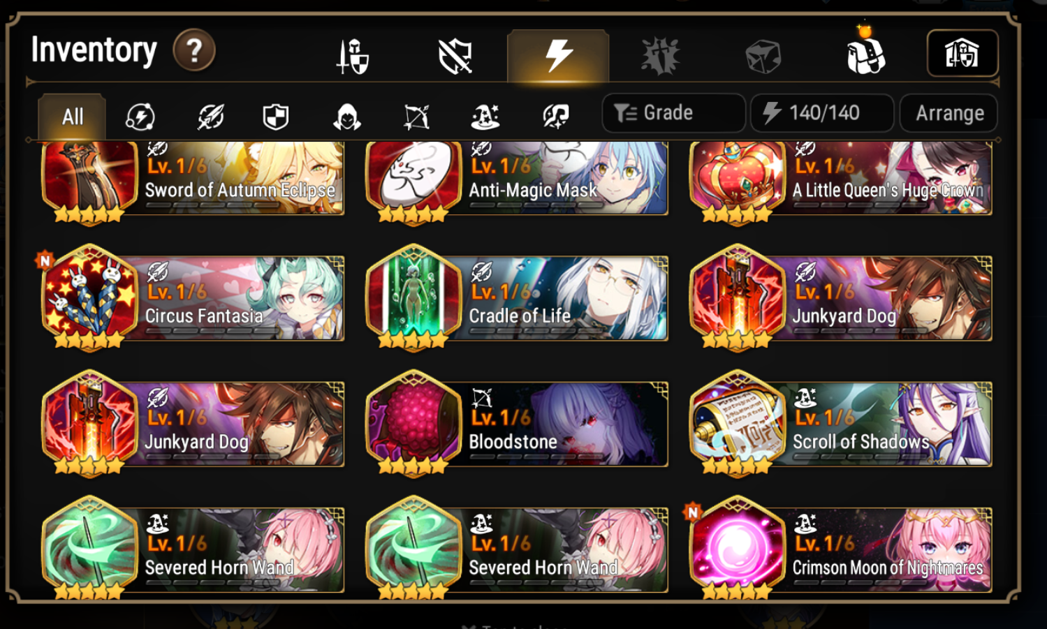 [Global] Epic 7 Seven Remnant Violet Little Queen Charlotte Fairytale Tenebria Angel of Light Angelica +Name Starter Account-Mobile Games Starter