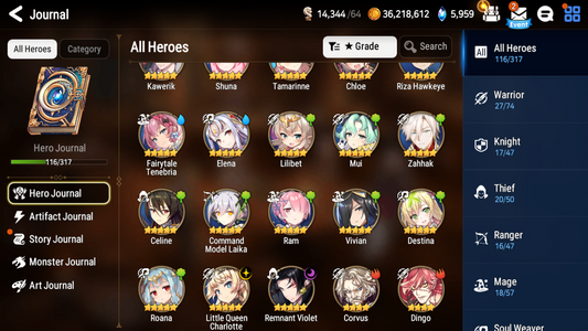 [Global] Epic 7 Seven Remnant Violet Little Queen Charlotte Fairytale Tenebria Angel of Light Angelica +Name Starter Account-Mobile Games Starter