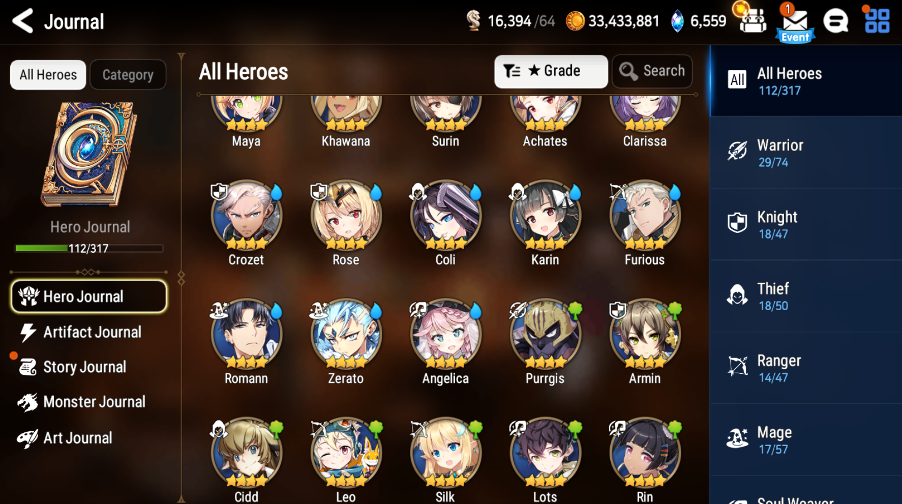 [Global] Epic 7 Seven Rimuru Briar Witch Iseria + Mystics ML pulls + Name Starter Account-Mobile Games Starter