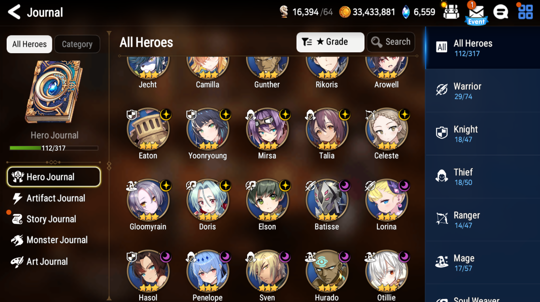 [Global] Epic 7 Seven Rimuru Briar Witch Iseria + Mystics ML pulls + Name Starter Account-Mobile Games Starter