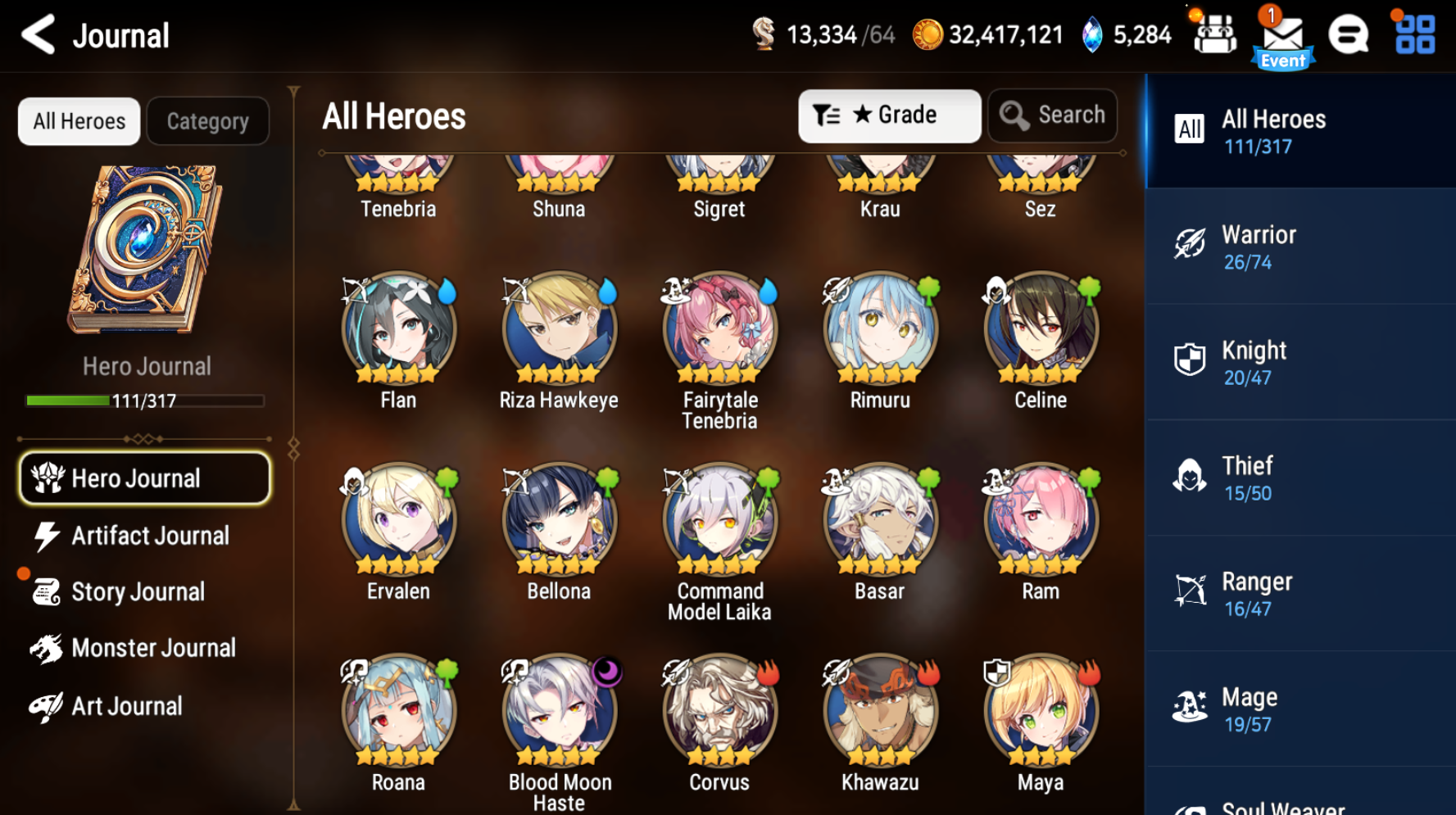 [Global] Epic 7 Seven Rimuru Fairytale Tenebria Blood Moon Haste + Name Starter Account-Mobile Games Starter