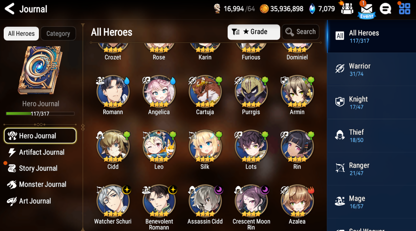 [Global] Epic 7 Seven Rimuru Rem Judge Kise + pulls + Name Starter Account-Mobile Games Starter