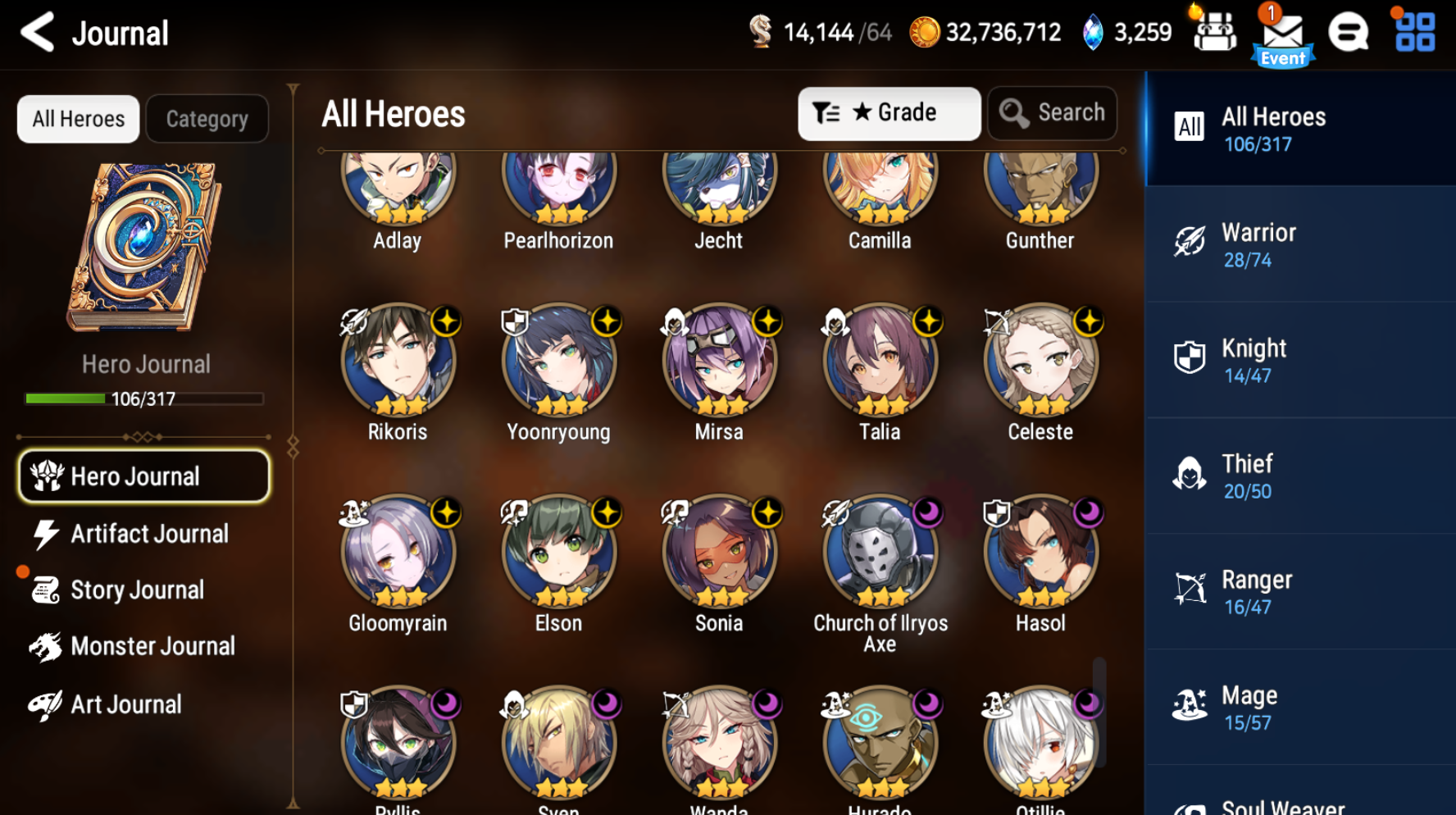 [Global] Epic 7 Seven Rimuru Remnant Violet Angel of Light Angelica +Name Starter Account-Mobile Games Starter