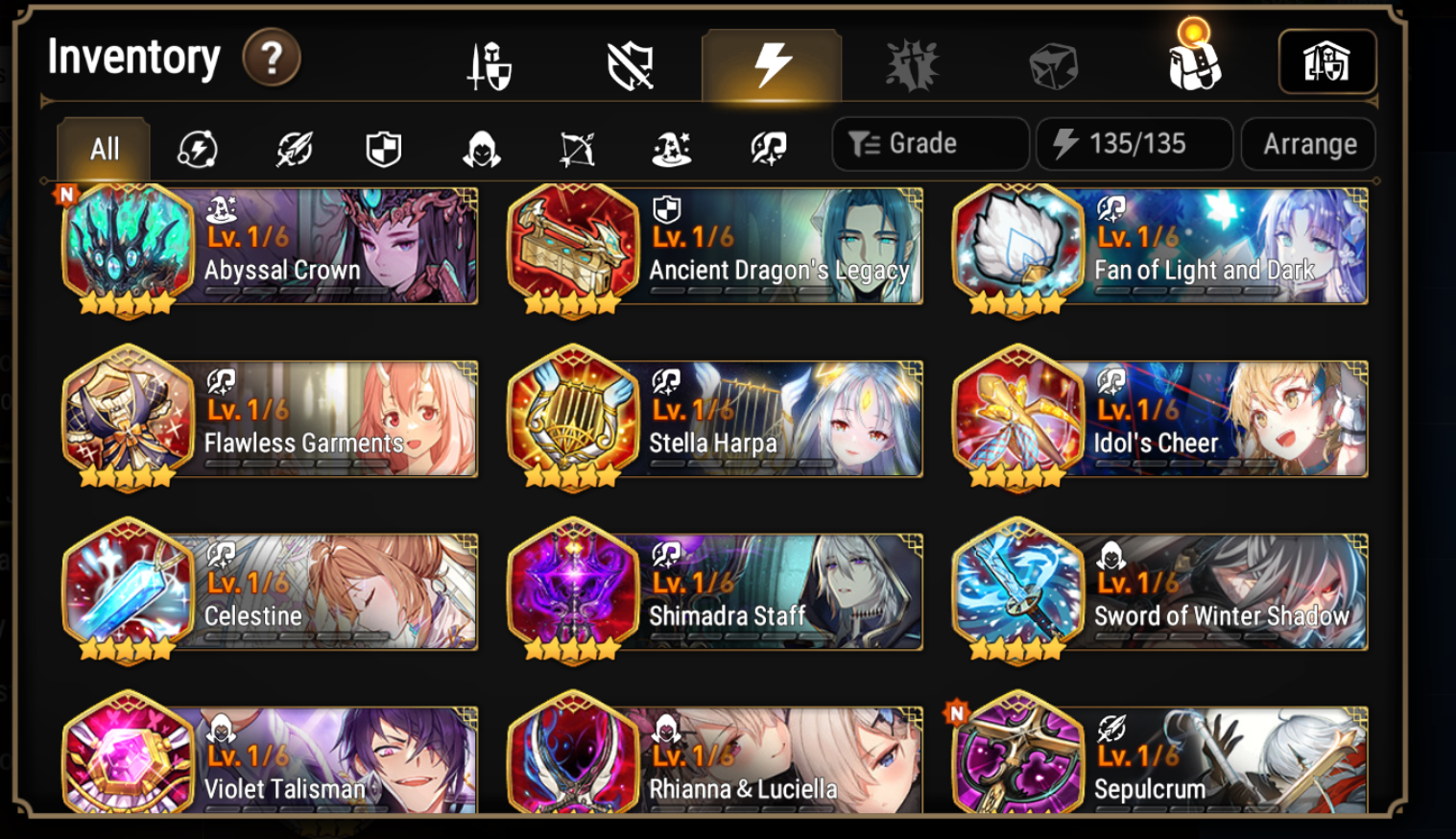 [Global] Epic 7 Seven Rimuru Top Model Luluca Little Queen Charlotte Jack + ML pulls + Name Starter Account-Mobile Games Starter