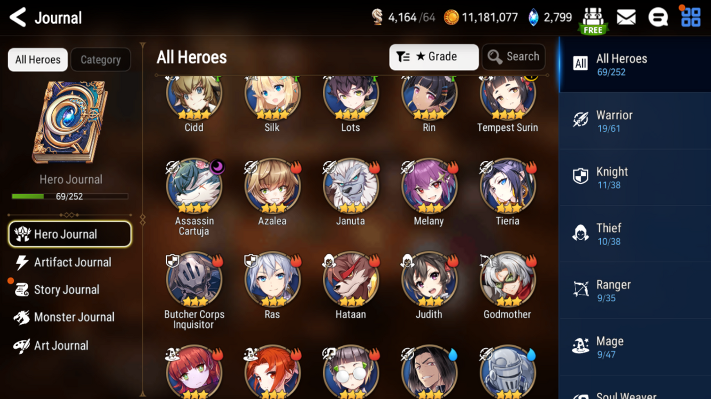 [Global] Epic 7 Seven Rimuru Top Model Luluca + ML Mystics Pulls + Name Starter Account-Mobile Games Starter