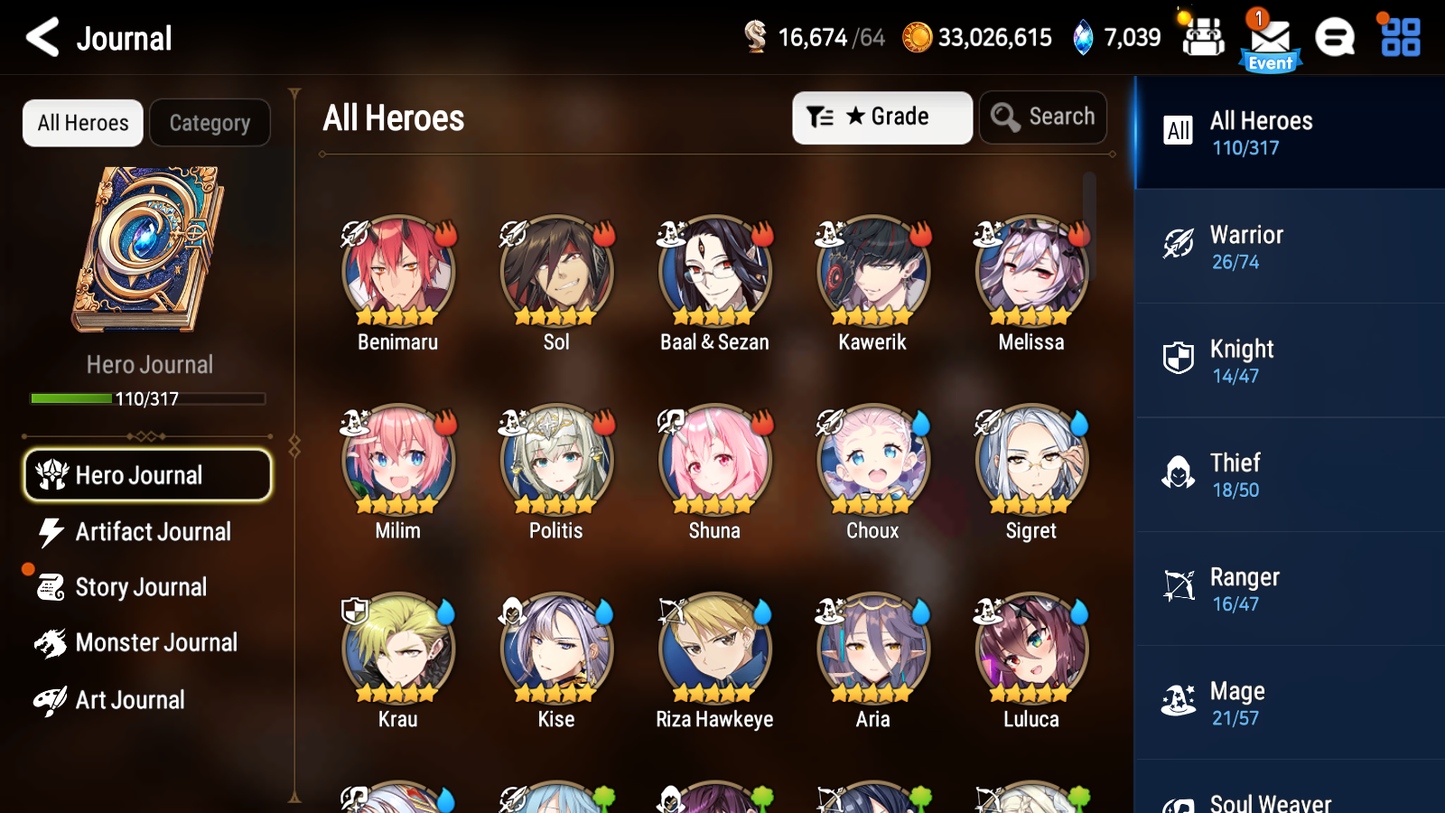 [Global] Epic 7 Seven Rimuru+art Benimaru Milim Maid Chloe +Name Starter Account-Mobile Games Starter