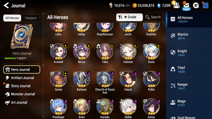 [Global] Epic 7 Seven Rimuru+art Benimaru Milim Maid Chloe +Name Starter Account-Mobile Games Starter