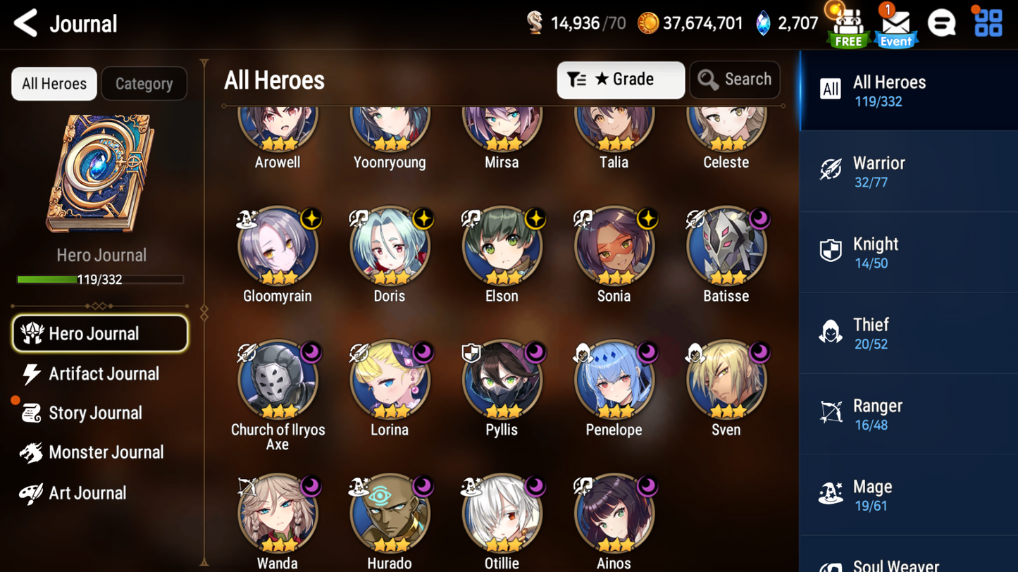 [Global] Epic 7 Seven Specter Tenebria Faithless Lidica Rimuru Amid +Name Starter Account-Mobile Games Starter