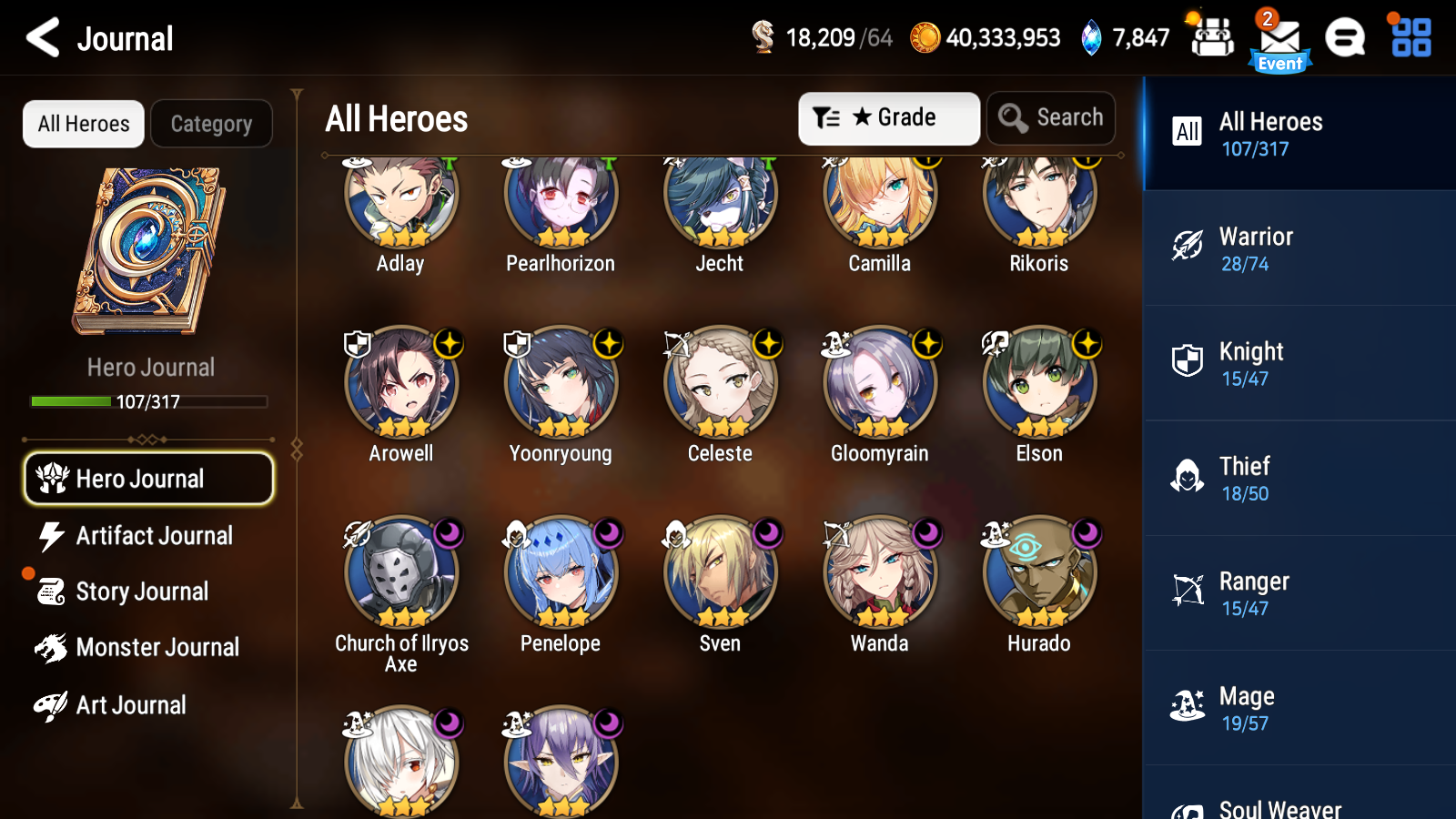 [Global] Epic 7 Seven Straze Lethe +artifact Tamarinne Starter Account-Mobile Games Starter