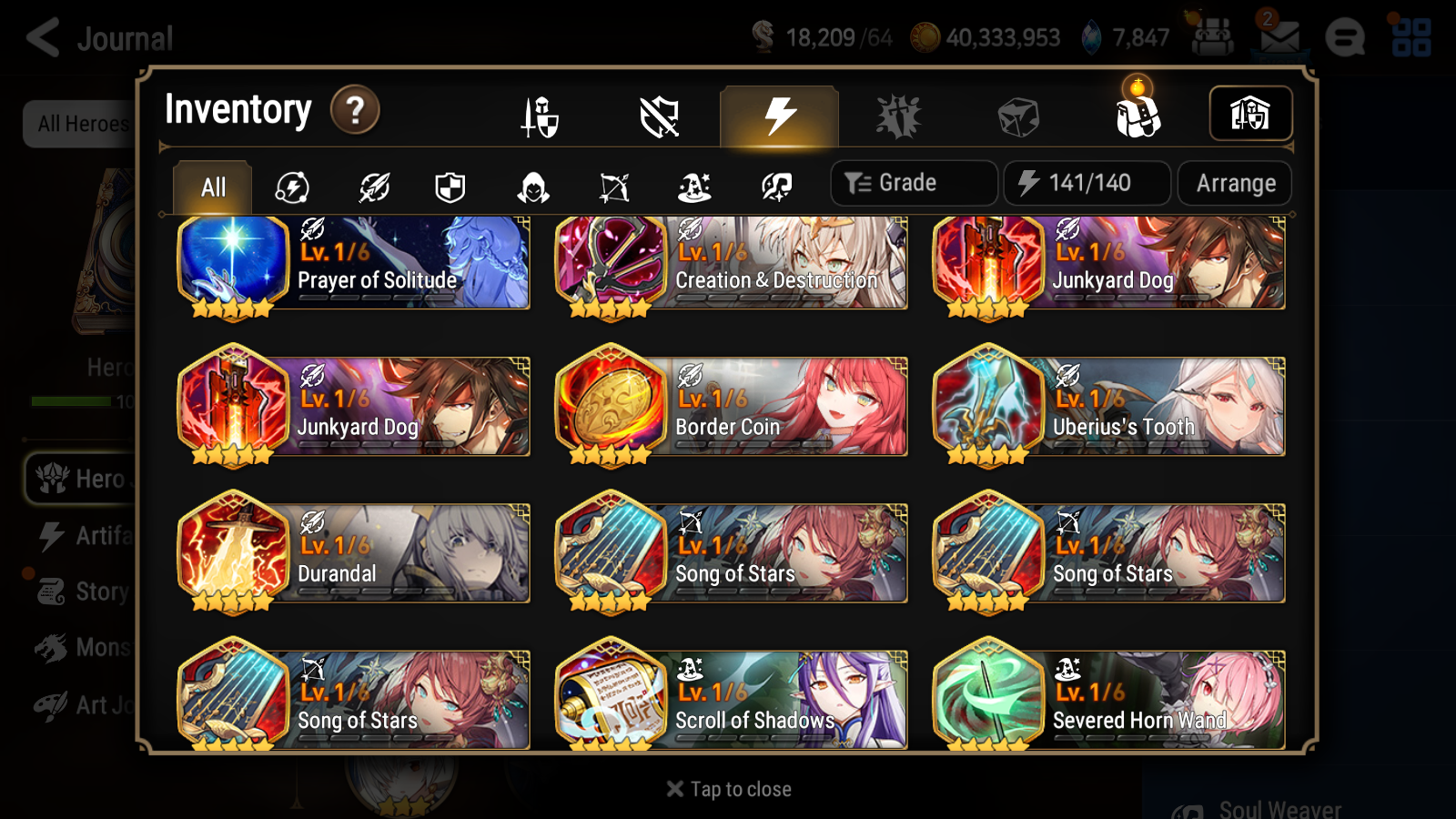 [Global] Epic 7 Seven Straze Lethe +artifact Tamarinne Starter Account-Mobile Games Starter