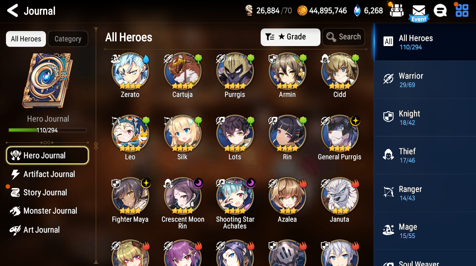 [Global] Epic 7 Seven Zio Straze + ML pulls Starter Account-Mobile Games Starter