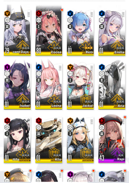 [GLOBAL] GODDESS OF VICTORY NIKKE 11SSR+Pity MLB 4 Rem +Emilia+skin+Ram+Cocoa+Leona+Killer Wife++ starter account Re:Zero-Mobile Games Starter