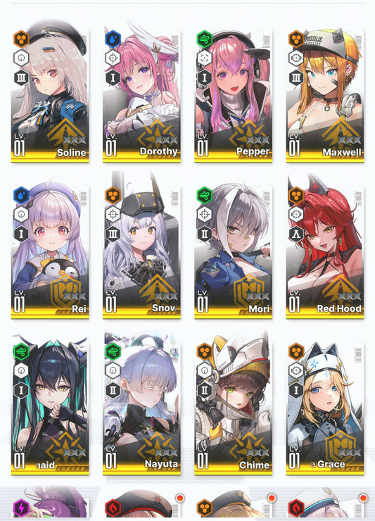 [GLOBAL] GODDESS OF VICTORY NIKKE 12SSR Nayuta+Dorothy+Red Hood+Skin+Little Mermaid+Pepper+Rei++ starter account-Mobile Games Starter