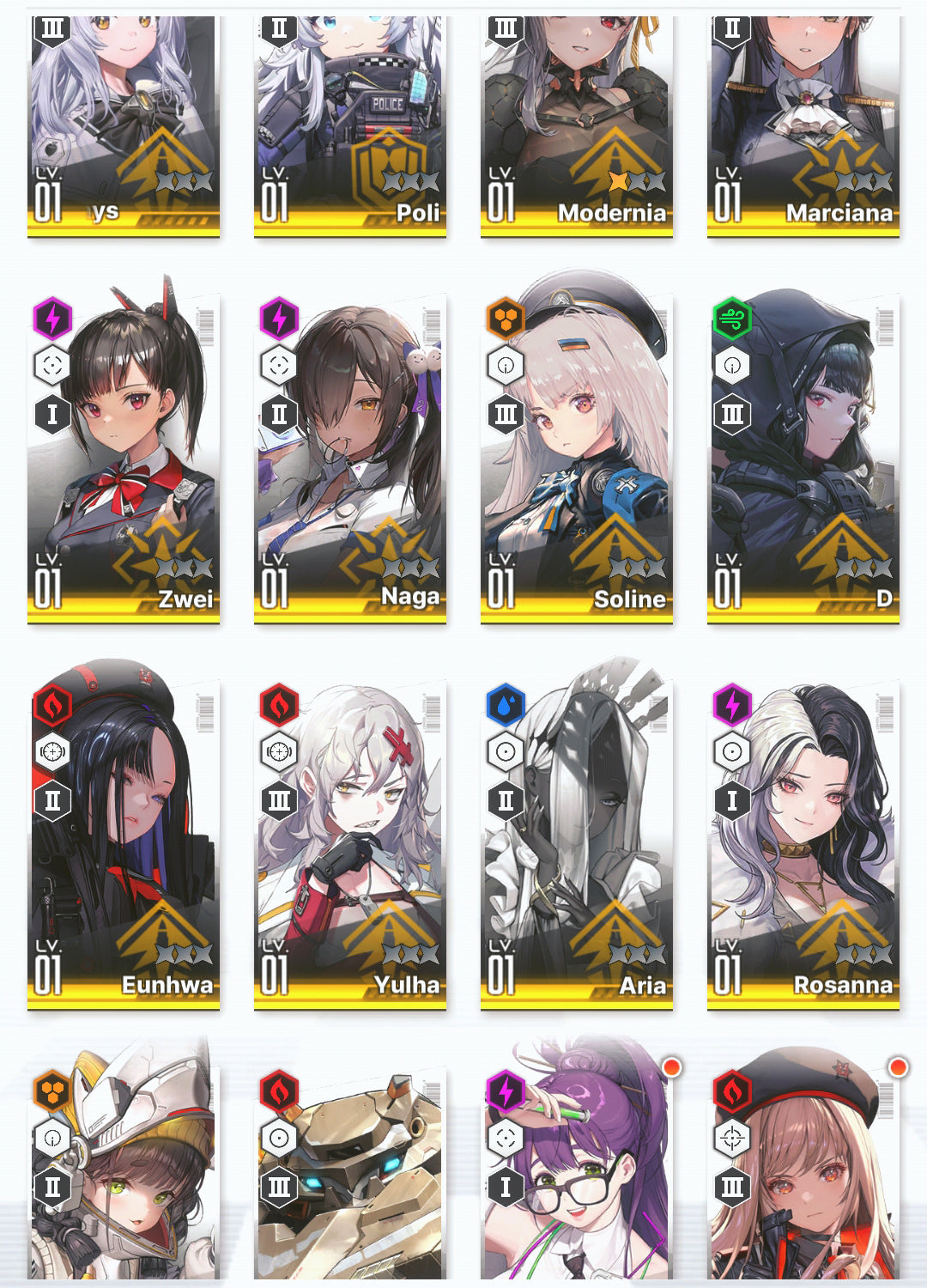 [GLOBAL] GODDESS OF VICTORY NIKKE 14SSR+Pity 2 Modernia+Naga+Marciana+D+Yulha+ starter account-Mobile Games Starter