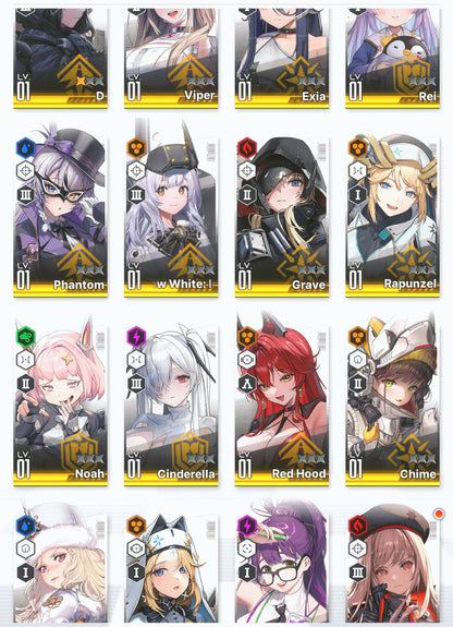 [GLOBAL] GODDESS OF VICTORY NIKKE 14SSR+Pity Red Hood+Skin+Cinderella+Grave+D+Viper+Exia+Rei++ starter account-Mobile Games Starter