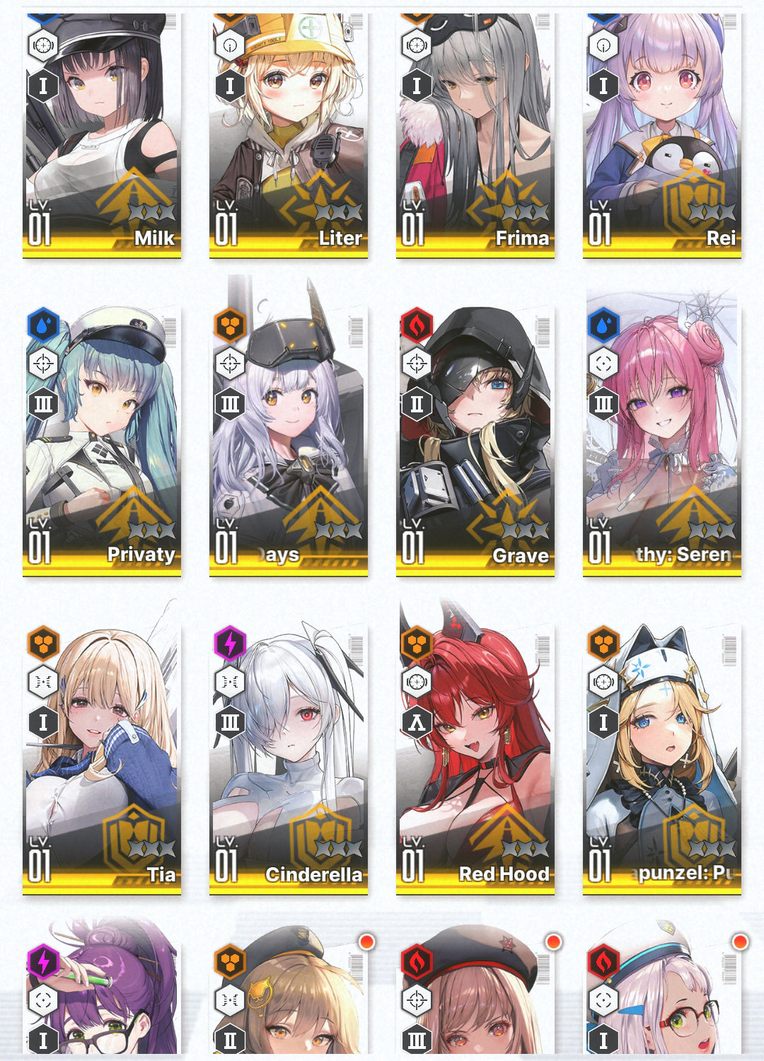 [GLOBAL] GODDESS OF VICTORY NIKKE 16SSR Limited Dorothy: Serendipity+Dorothy+Liter+Red Hood+Skin+Cinderella+Grave+Drake++ starter account-Mobile Games Starter