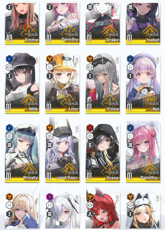 [GLOBAL] GODDESS OF VICTORY NIKKE 16SSR Limited Dorothy: Serendipity+Dorothy+Liter+Red Hood+Skin+Cinderella+Grave+Drake++ starter account-Mobile Games Starter