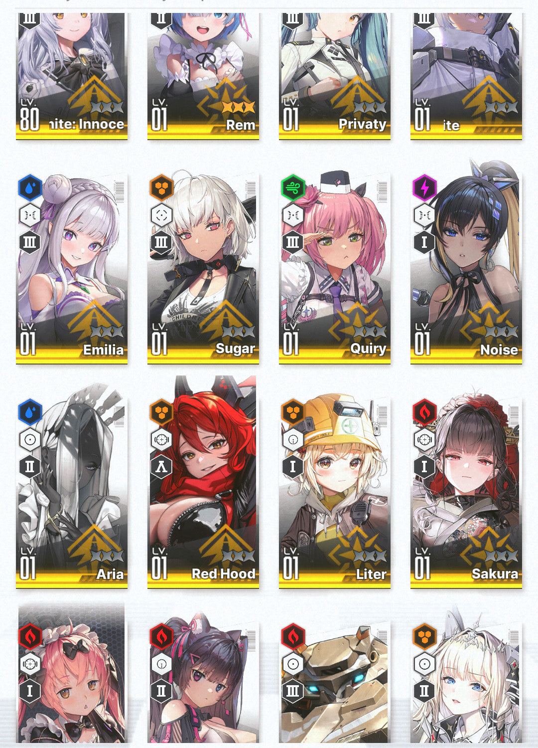 [GLOBAL] GODDESS OF VICTORY NIKKE 16SSR MLB 4 Rem +Emilia+skin+Ram+Red Hood+Crown+Liter+Cocoa+Nero+Sakura+Noise++ starter account Re:Zero-Mobile Games Starter