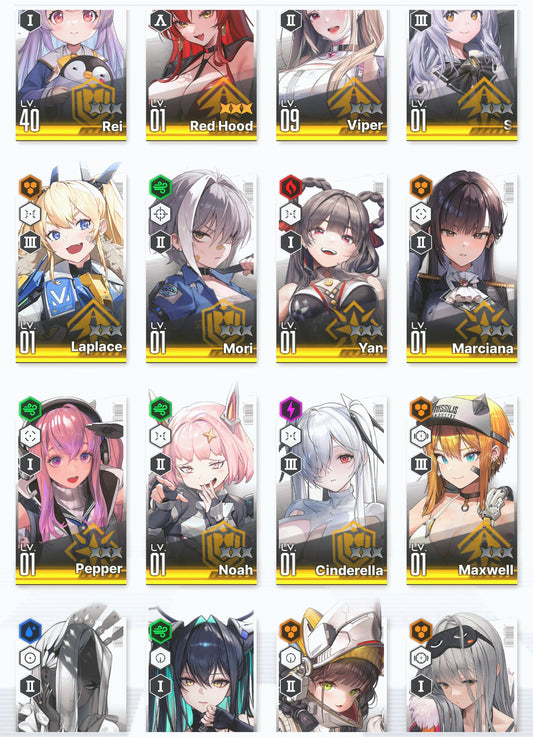 [GLOBAL] GODDESS OF VICTORY NIKKE 16SSR MLB 4X Red Hood+Skin+Cinderella+Little Mermaid+Viper+Rei++ starter account-Mobile Games Starter