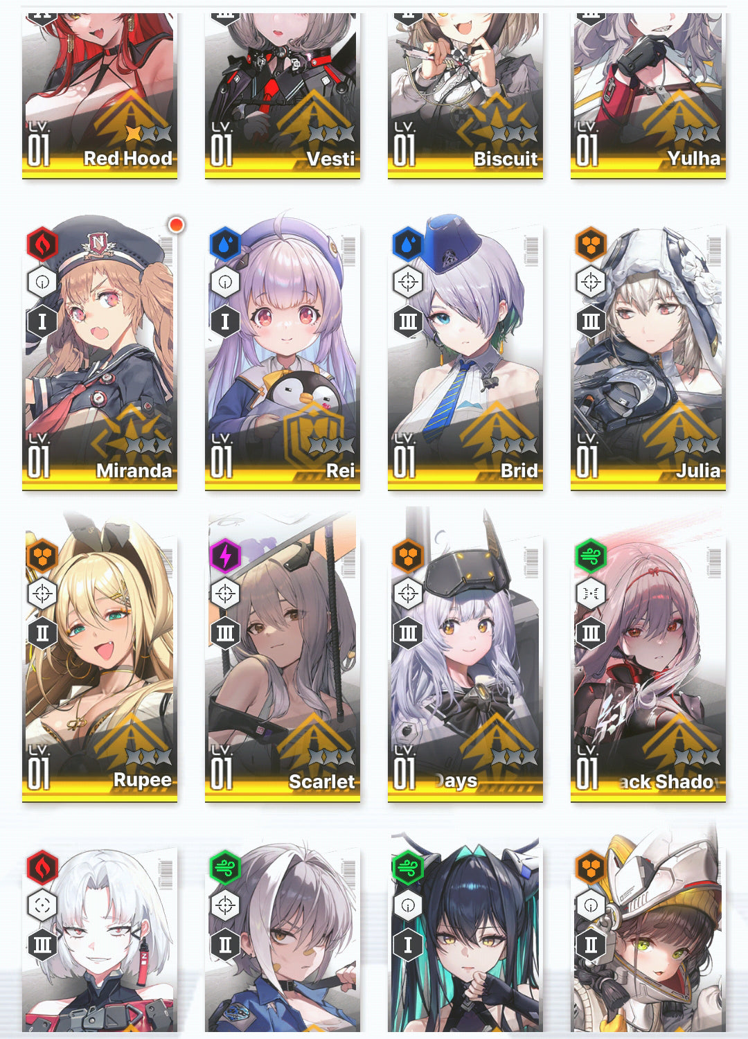[GLOBAL] GODDESS OF VICTORY NIKKE 17SSR double Scarlet Black Shadow+2 Red Hood+Skin+Little Mermaid+Rei++ starter account-Mobile Games Starter