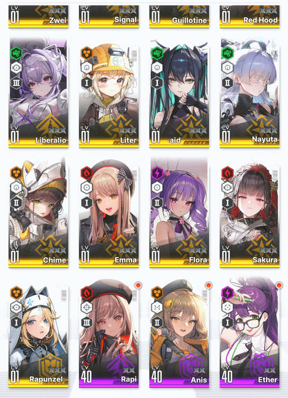 [GLOBAL] GODDESS OF VICTORY NIKKE 17SSR Liberalio+Nayuta+Red Hood+Skin+Liter+Little Mermaid+Maid Privaty+Laplace+Guillotine starter account-Mobile Games Starter