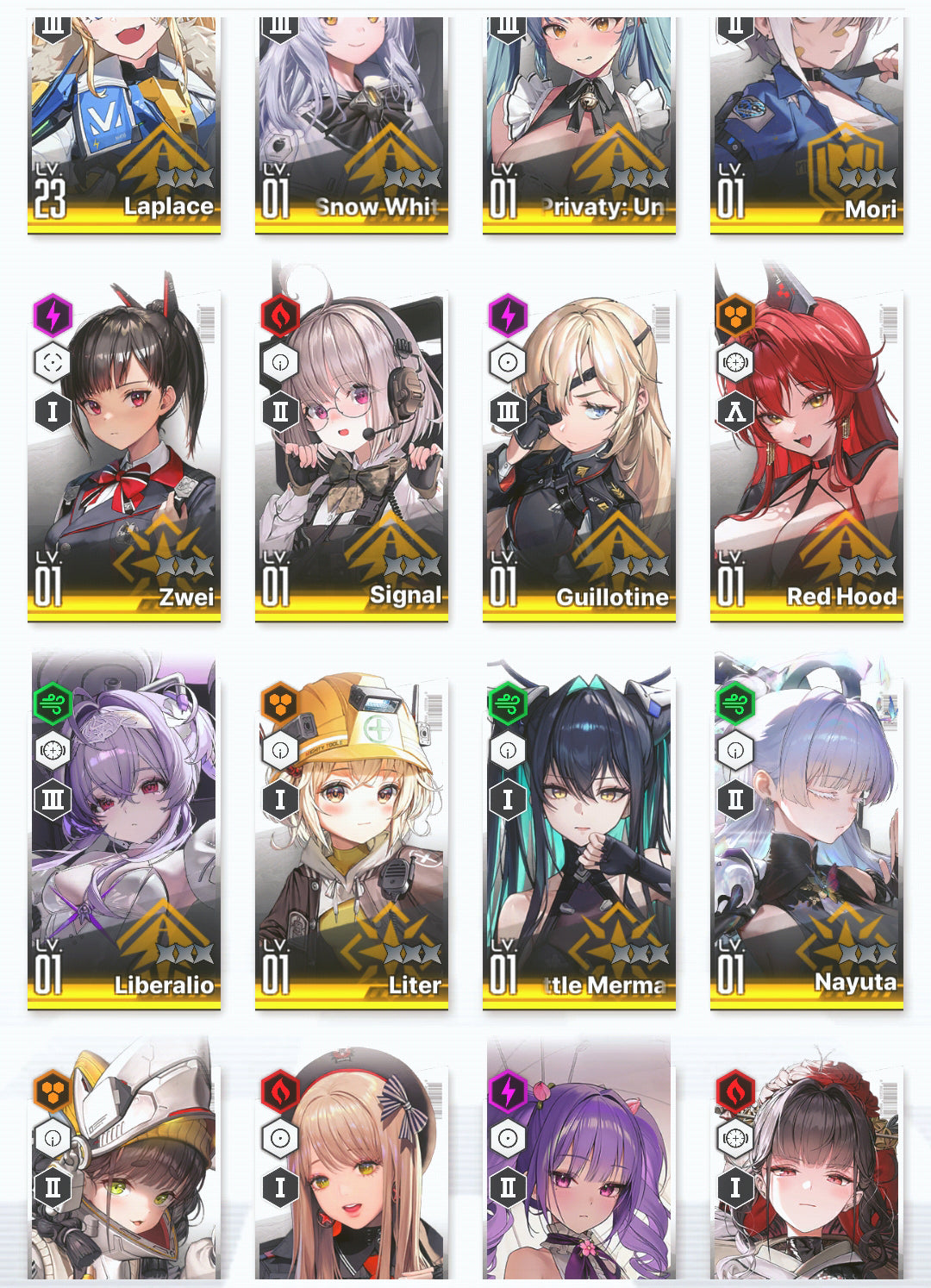 [GLOBAL] GODDESS OF VICTORY NIKKE 17SSR Liberalio+Nayuta+Red Hood+Skin+Liter+Little Mermaid+Maid Privaty+Laplace+Guillotine starter account-Mobile Games Starter