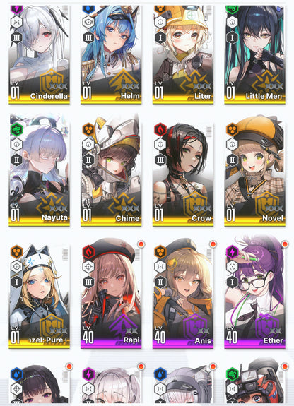 [GLOBAL] GODDESS OF VICTORY NIKKE 17SSR MLB 4X Red Hood+Skin+Nayuta+Cinderella+Little Mermaid+Liter+Maiden+Novel+Rei++ starter account-Mobile Games Starter