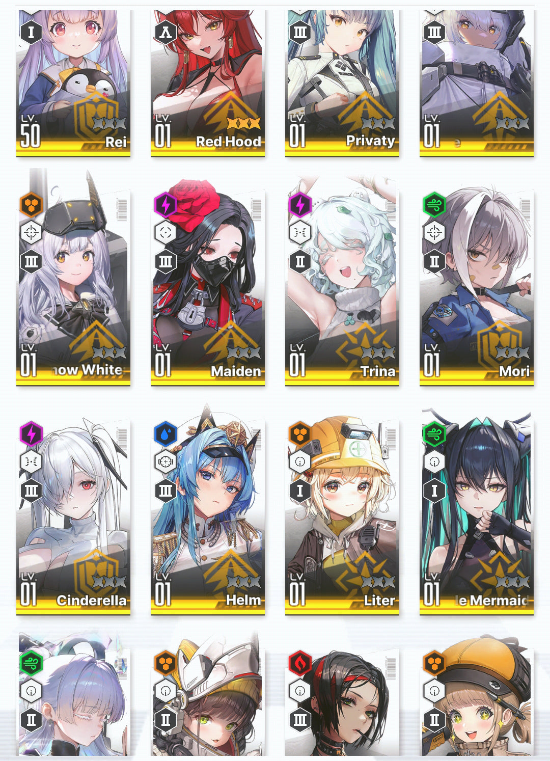 [GLOBAL] GODDESS OF VICTORY NIKKE 17SSR MLB 4X Red Hood+Skin+Nayuta+Cinderella+Little Mermaid+Liter+Maiden+Novel+Rei++ starter account-Mobile Games Starter