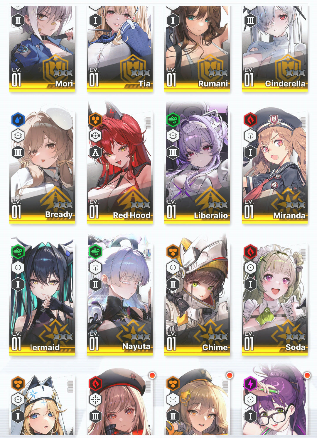 [GLOBAL] GODDESS OF VICTORY NIKKE 17SSR Nayuta+Liberalio+Red Hood+Skin+Cinderella+Little Mermaid+Bready+Tia+Rosanna+Poli+Miranda++ starter account-Mobile Games Starter