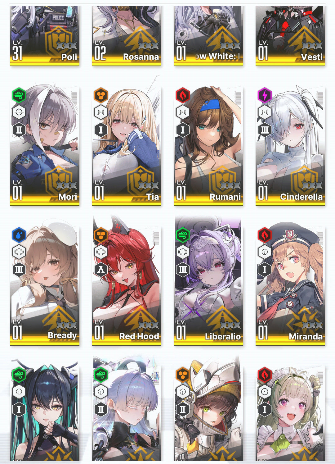 [GLOBAL] GODDESS OF VICTORY NIKKE 17SSR Nayuta+Liberalio+Red Hood+Skin+Cinderella+Little Mermaid+Bready+Tia+Rosanna+Poli+Miranda++ starter account-Mobile Games Starter