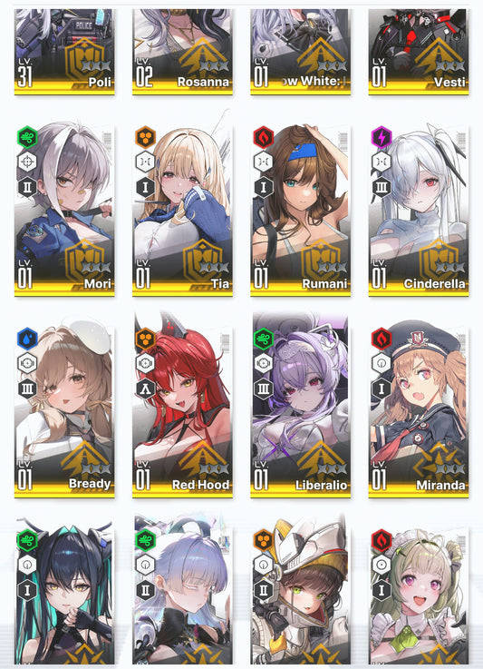 [GLOBAL] GODDESS OF VICTORY NIKKE 17SSR Nayuta+Liberalio+Red Hood+Skin+Cinderella+Little Mermaid+Bready+Tia+Rosanna+Poli+Miranda++ starter account-Mobile Games Starter