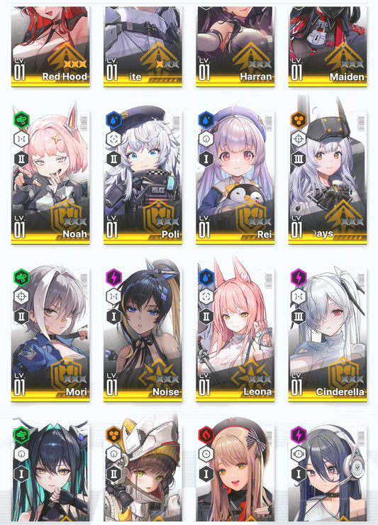 [GLOBAL] GODDESS OF VICTORY NIKKE 17SSR Red Hood+Skin+Cinderella+Little Mermaid+Harran+Snow White+Rei++ starter account-Mobile Games Starter