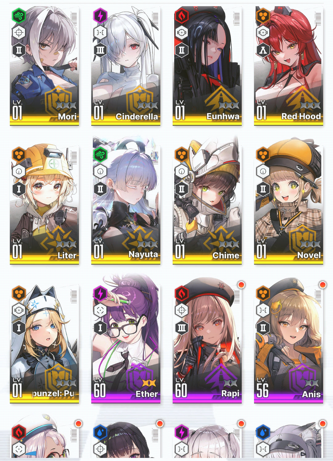 [GLOBAL] GODDESS OF VICTORY NIKKE 17SSR Red Hood+Skin+Nayuta+Cinderella+Liter+Soda+Pepper+Ludmilla+Rei++ starter account-Mobile Games Starter