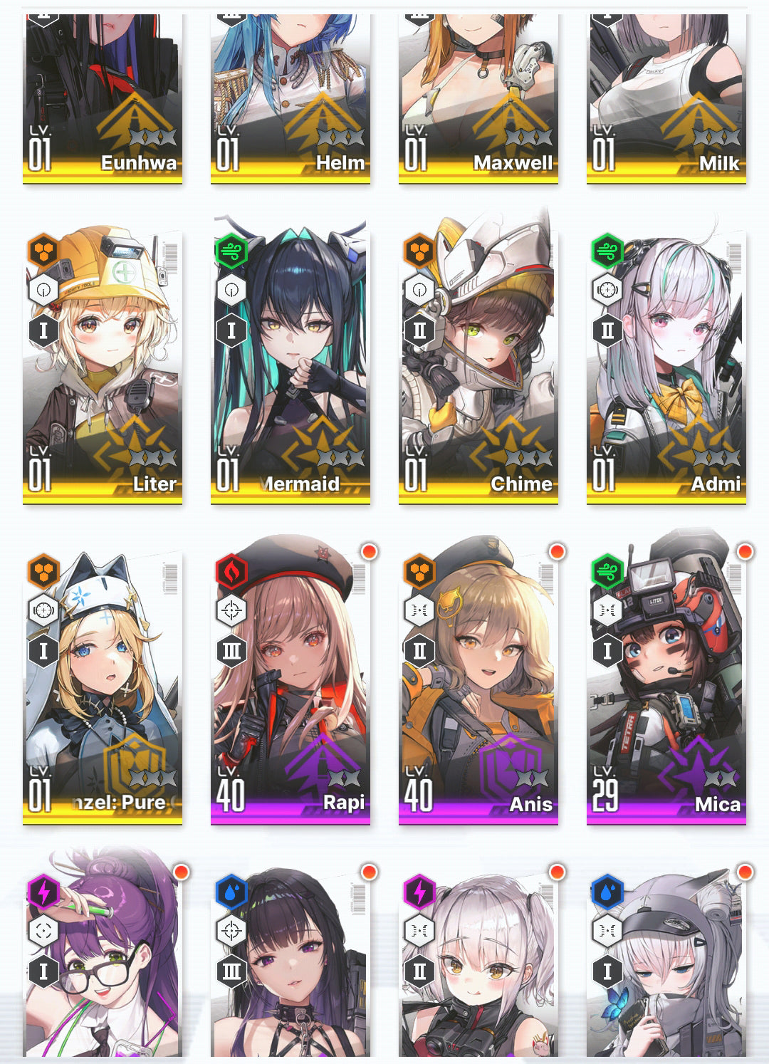 [GLOBAL] GODDESS OF VICTORY NIKKE 17SSR Scarlet+Red Hood+Skin+Little Mermaid+Liter+Helm+Brid+Milk+ starter account-Mobile Games Starter
