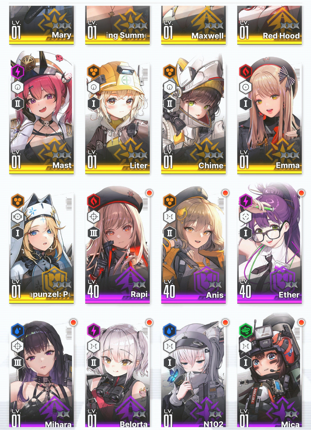 [GLOBAL] GODDESS OF VICTORY NIKKE 17SSR Sparkling Summer Anis+Liter+Red Hood+Skin+3 Cinderella+Grave+Harran++ starter account-Mobile Games Starter