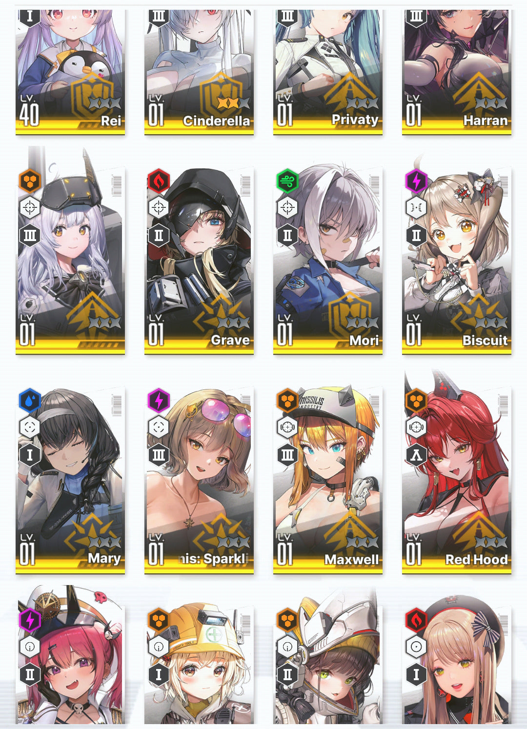 [GLOBAL] GODDESS OF VICTORY NIKKE 17SSR Sparkling Summer Anis+Liter+Red Hood+Skin+3 Cinderella+Grave+Harran++ starter account-Mobile Games Starter