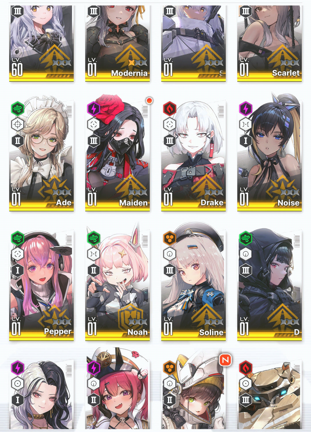 [GLOBAL] GODDESS OF VICTORY NIKKE 17SSR+Pity 2 Modernia+Scarlet+Crown+Ade+Noah+Snow White++ starter account-Mobile Games Starter