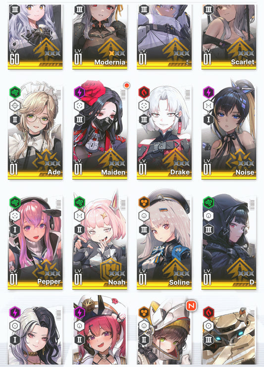 [GLOBAL] GODDESS OF VICTORY NIKKE 17SSR+Pity 2 Modernia+Scarlet+Crown+Ade+Noah+Snow White++ starter account-Mobile Games Starter